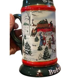 1991 Budweiser "The Season's Best" Holiday Stein (CS133)